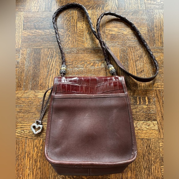 Brighton Crossbody Leather Brown Bag - Picture 6 of 14